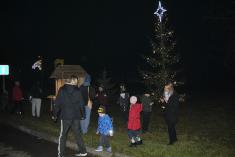 Rozsvícení vánočního stromu v Mydlovarech