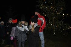Rozsvícení vánočního stromu v Mydlovarech